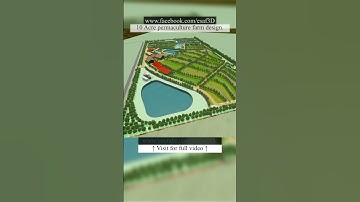 RAW visual of 10 acre permaculture farm design. 🧑‍🌾 🌴 #design #drawing #layout #nature #agriculture