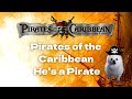 Pirates of the caribbean  hes a pirate dog cover
