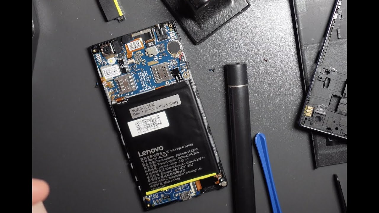 Lenovo P70 A battery replacement - YouTube
