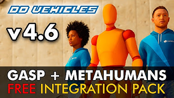 Unreal Engine 5 Vehicles | GASP + Metahumans in Advanced Cars & Bikes V4.6 for UE5