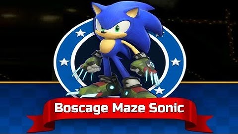 SONIC DASH NEW CHARACTER Boscage Maze Sonic  Unlocked & Fully Upgraded  New Sonic Prime Event Update