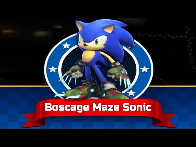 Sonic Dash Prime Sonic (Boscage Maze Style 2.0) by Danic574 on