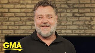 Russell Crowe compares the makeup chair to a method of torture
