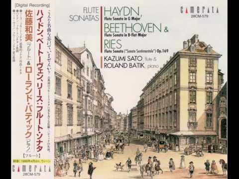 Ferdinand Ries: Flute Sonata("Sonate Sentimentale") Op.169 (1st mov.)  - Kazumi Sato