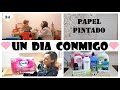 ❤UN DÍA CONMIGO❤ // VLOG DIARIO 34 // PAPEL PINTADO BAÑO // COMPRAS // CENA