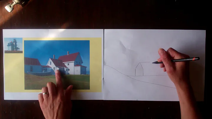 Making an artwork in the style of Edward Hopper
