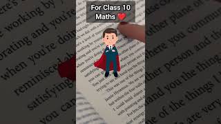 how to study maths class 10 | most important chapters for class 10 maths 2022 | #shorts #class10