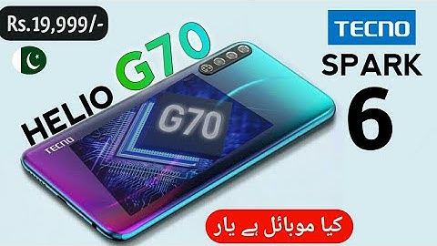 Tecno Spark 6 Price in Pakistan | Infinix Note 7 Se Takkar 💪 | Helio G70 and Big Battery | WOW 😘