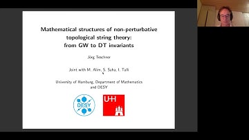 Joerg Teschner. Math. structures of non-pert. topological string theory: from GW to DT invariants
