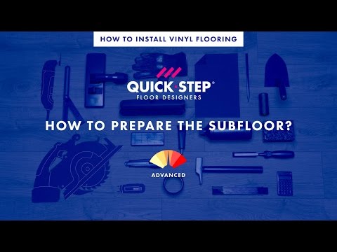 How to prepare the subfloor for your vinyl floor | Tutorial by Quick-Step