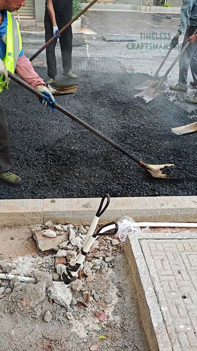 Hot mix asphalt paving #Road construction
