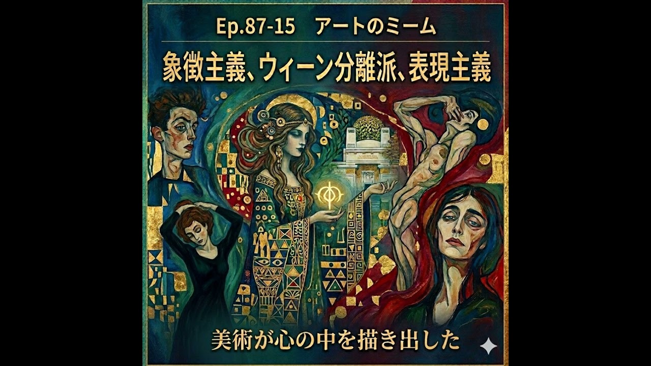 #87-15＜改訂版＞心の中を描き出した、象徴主義・ウィーン分離派・表現主義の時代【鑑賞に役立つ西洋美術史 Ver2.0】