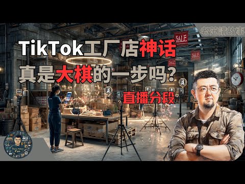 TikTok工厂直播席卷美国：真的是国家宣传中国制造的大棋？老范深度解析背后商业逻辑、股权转换与低门槛直播的真实目的！