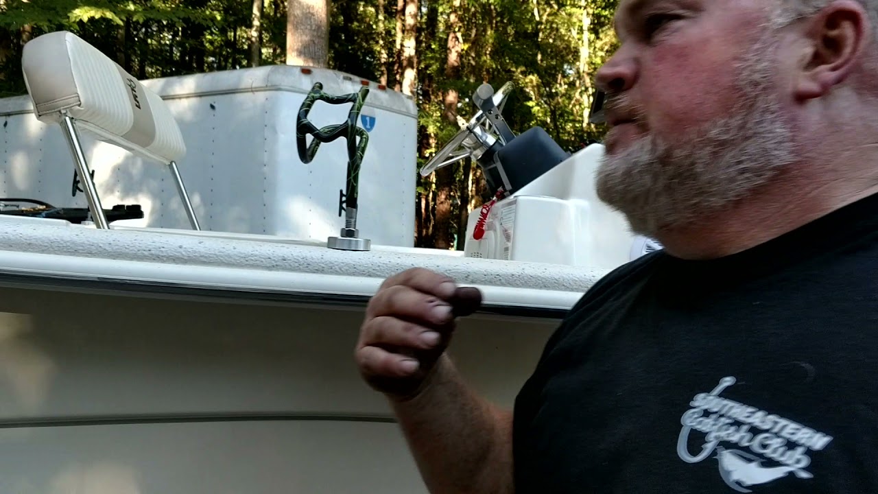 Fish Bite Rod Holders Carolina Skiff Complete Boat Setup YouTube