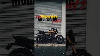 TVS Ronin Mods Update | Meter Adjustment &amp; Mirror Detail 👀