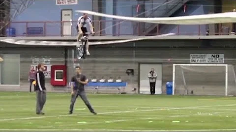 Duo creates human-powered helicopter