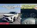 Driving Tuned Fortuner at 180 km/hr | Very Fast And Very Practical