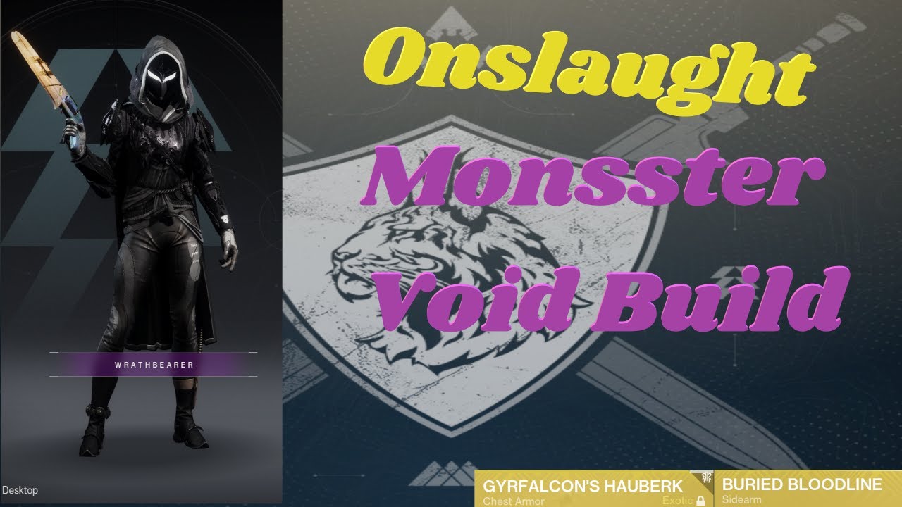Void hunter destiny 2 Onslaught build - YouTube