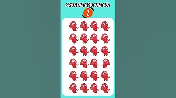 Vind de vreemde eend in de bijt | Test je observatievermogen 👁 | Nummer- en lettereditie - Quiz