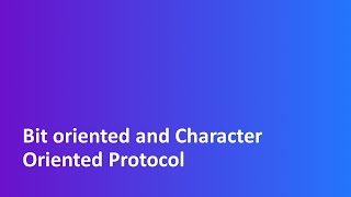 GATE CSE COA Tutorial Series Ch - 11 - 14 Serial Transfer, Character and Bit Oriented Protocol