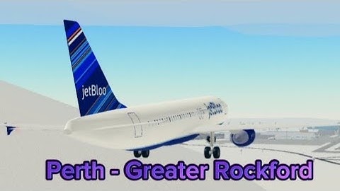 Flying from Perth to Greater Rockford | PTFS (Roblox)