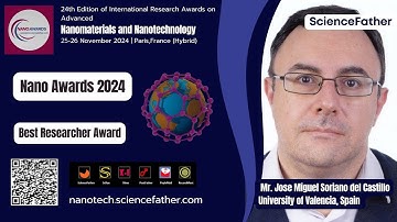 Mr. Jose M Soriano | University of Valencia | Best Researcher Award #sciencefather#research awards