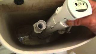 How to fix a push button cistern that does not flush. Without removing the cistern