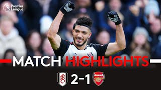 Thumbnail for HIGHLIGHTS | Fulham 2-1 Arsenal | New Year's Eve Delight! 🎆