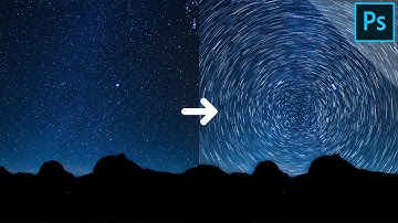 Create a star trail (Photoshop Actions) | PHOTOSHOP TUTORIAL
