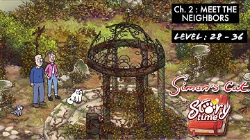 SIMON’S CAT : STORY TIME | CHAPTER 2 : MEET THE NEIGHBORS | LEVEL : 28 - 36 | PART : 3 | APPLE ARCAD