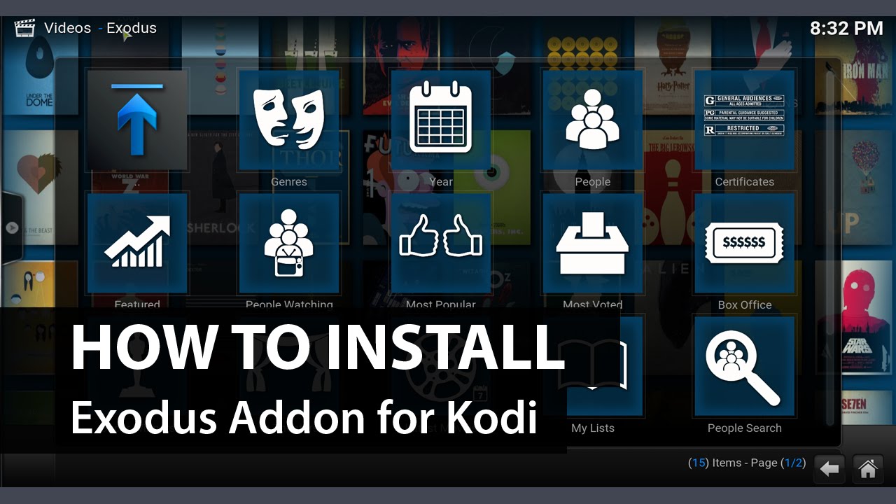 Exodus Add-on Kodi XBMC: How to Install Exodus on Kodi XBMC - YouTube