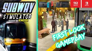 Subway Simulator - Underground Train REMASTER – Nintendo Switch /  Switch 2 Gameplay screenshot 1