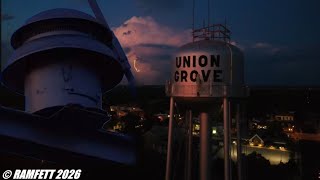 GCS Model 5 (8 port) Tornado Siren, 9PM Blast, Union Grove, WI 7/2/2025