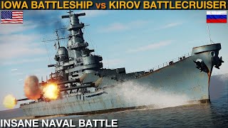 1990's Refitted Iowa Battleships vs Kirov Battlecruisers (Naval Battle 64) | DCS