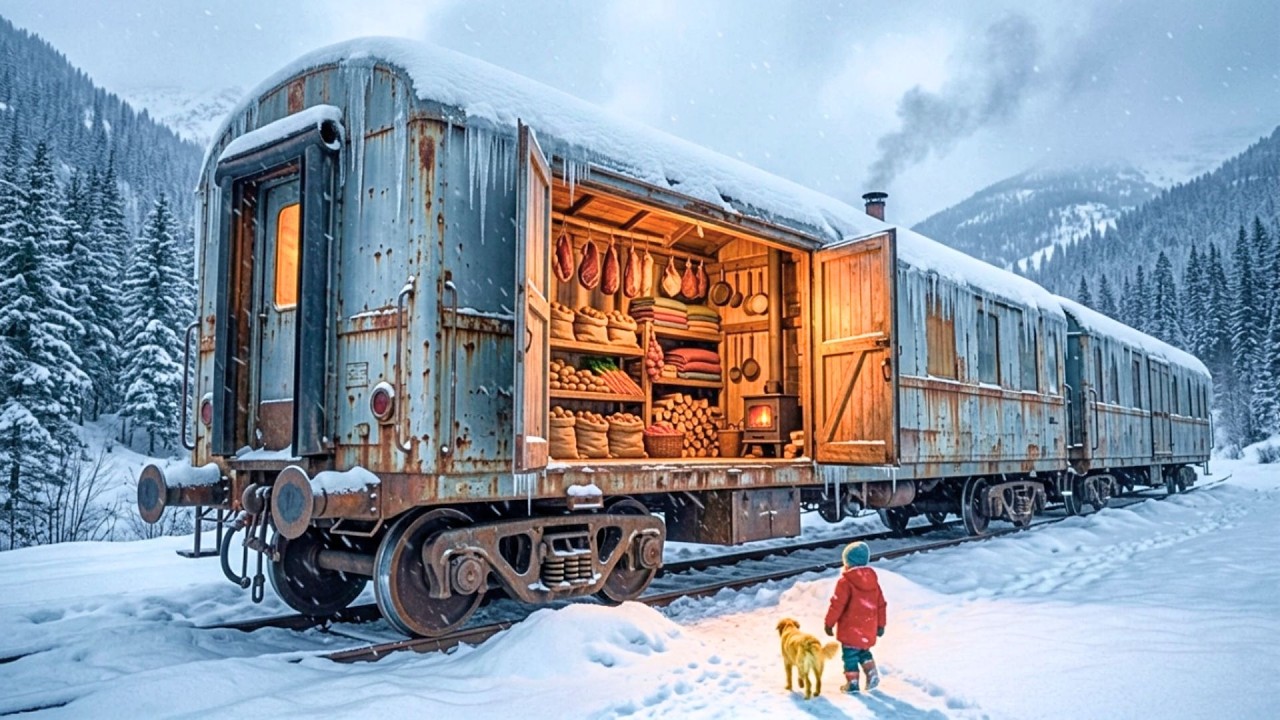 They Mocked His “Iron Coffin” Railcar — Then the Worst Blizzard Turned It Into the Only Shelter