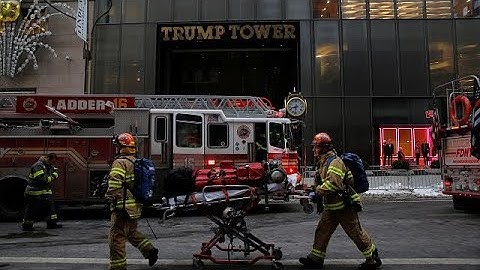 New York, incendio alla Trump Tower: due feriti
