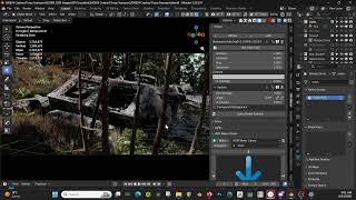 Blender Forest Planet First Scene!