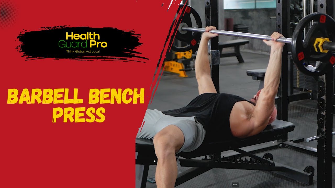Chest Exercise: Barbell Bench Press (Medium Grip) - YouTube