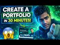 How to make Portfolio?? For beginners in Hindi Tutorial