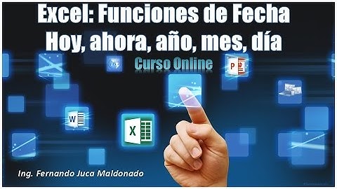Excel: Funciones de Fecha HOY, AHORA, AÑO, MES y DÍA | Aprende a usar fechas paso a paso 📅⏰