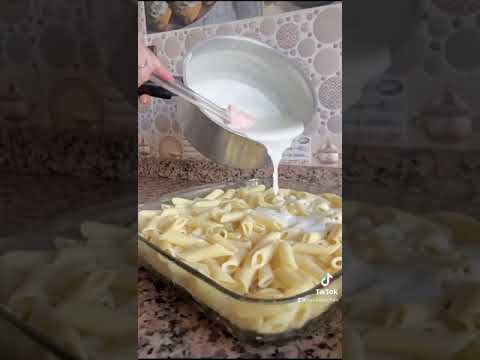 معكرونة ليباط بصوص بشاميل كتجي لذيذة