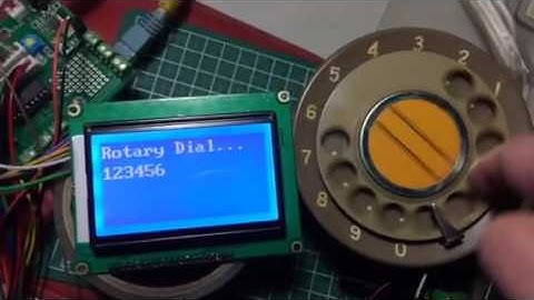 Raspberry Pi and old telephone rotary dial