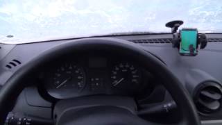 Cold start Renault Logan -22C