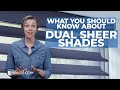 Custom Dual Sheer Shades | Window Treatment Ideas