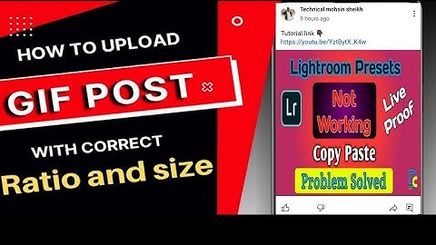 How to fix Community  Gif Post Ratio problem |Aspect Ratio Exceeded Limit Upload image btw 2:5 & 5:2