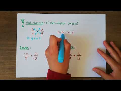 7. Sınıf Matematik | Oran-Orantı Konu Anlatımı | Oran, Orantı, İçler-dışlar Çarpımı