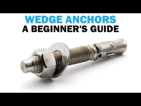 Video: Ceiling wedge anchor: design and application features