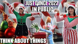 Think About Things - Just Dance 2022 - In PUBLIC in costume - IRL Full Gameplay