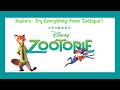 Shakira - Try Everything (From &quot;Zootopia&quot;)(中英文動態歌詞Lyric)【動物方城市】主題曲