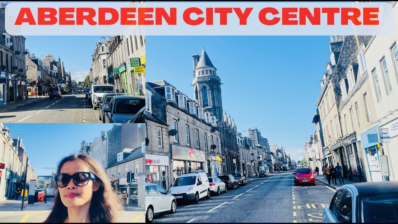 Driving around Aberdeen City In Scotland aberdeen aberdeenscotland